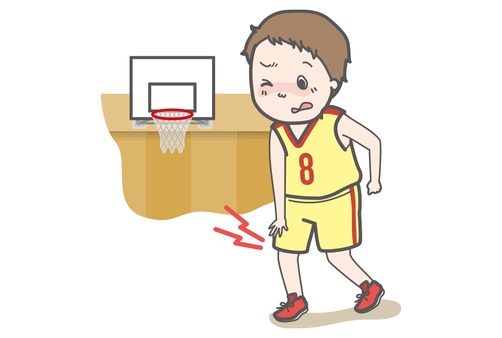 バスケットボールをしている中学２年の息子が、最近「膝が痛い」と訴えます